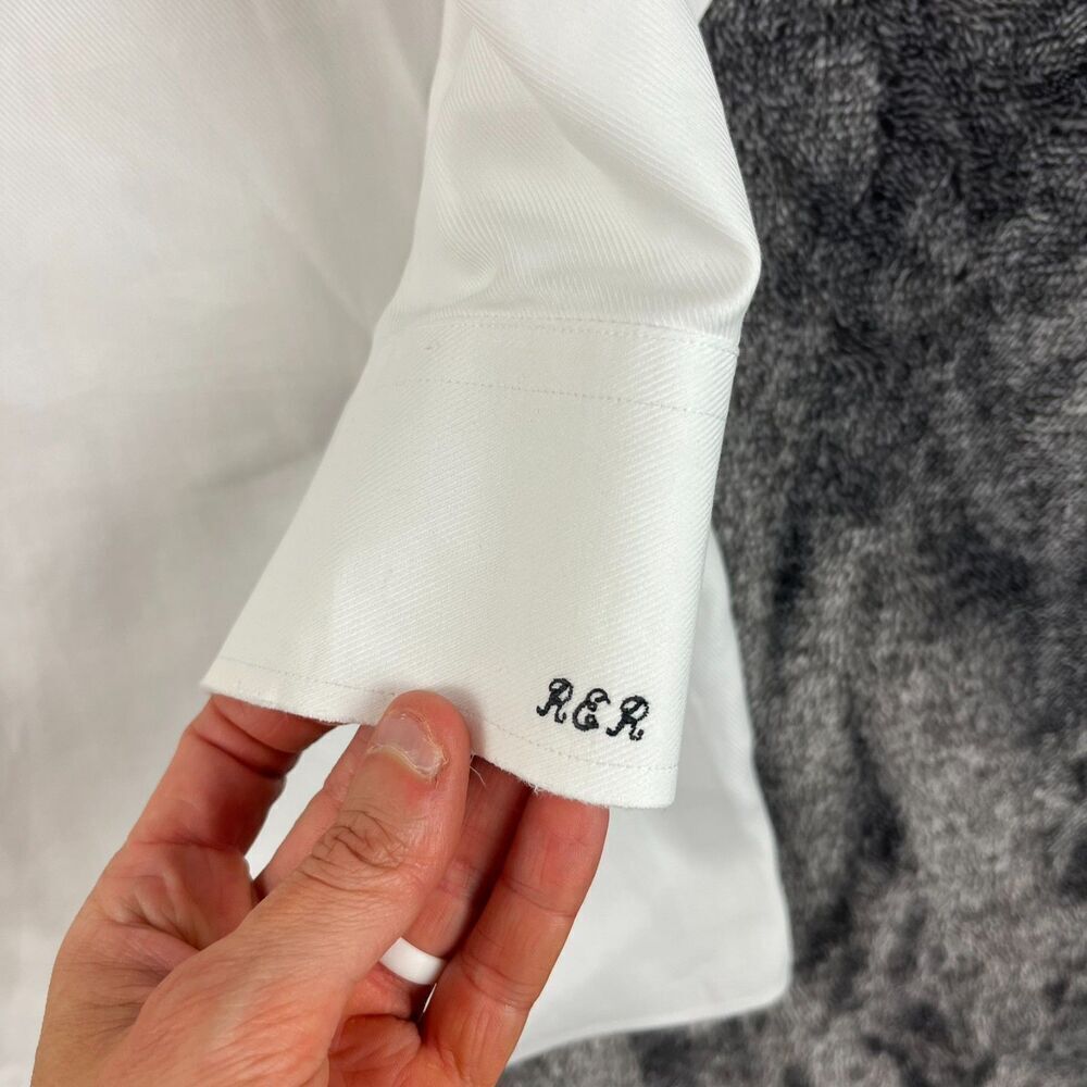 Proper Cloth Long Sleeve Button Up Shirt White Men's XL/XXL *Read - Picture 6 of 16